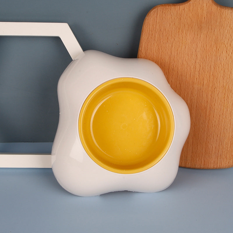 Elevate Your Pet's Dining Experience with the Egg-shaped Pet Bowl
